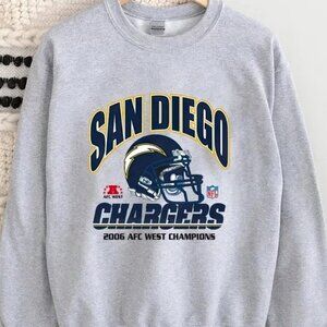 San Diego Chargers NFL Sweatshirt Football, San Diego sport unisex shirt grey